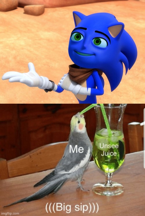 Humanity is a mistake | image tagged in the sanic movie,unsee juice | made w/ Imgflip meme maker