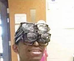 multiple glasses guy Blank Meme Template