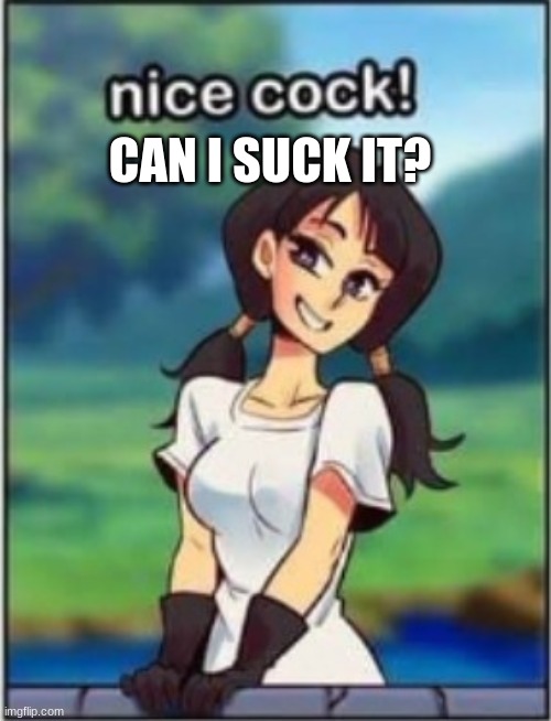 CAN I SUCK IT? | made w/ Imgflip meme maker