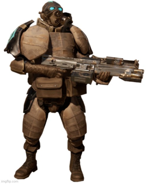 Wallhammer / Charger / heavy combine soldier, from Half-Life: Alyx | made w/ Imgflip meme maker