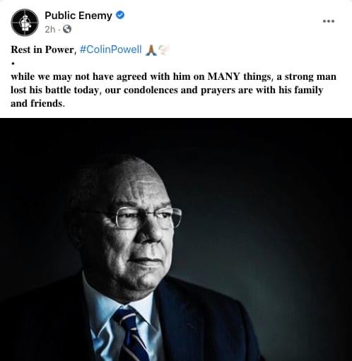 Public Enemy Colin Powell Blank Meme Template