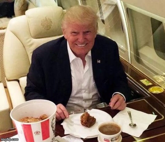 Trump Kentucky Fried Chicken | image tagged in trump kentucky fried chicken | made w/ Imgflip meme maker