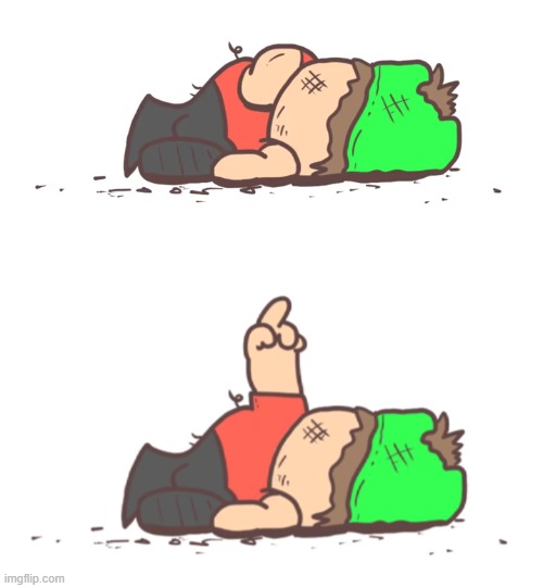 ''Dead'' Scout Pointing Middle Finger | image tagged in ''dead'' scout pointing middle finger | made w/ Imgflip meme maker