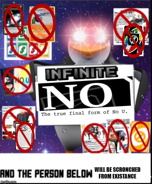 Infinite no card Blank Meme Template