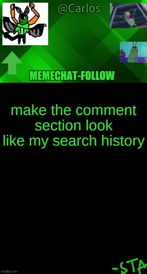 ' | make the comment section look like my search history | made w/ Imgflip meme maker