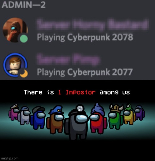 image tagged in there is one impostor among us | made w/ Imgflip meme maker
