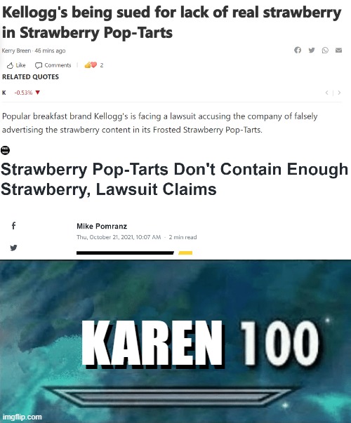 stupid Karen | KAREN; KAREN | image tagged in skyrim skill meme | made w/ Imgflip meme maker
