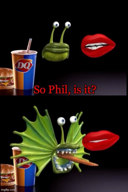 So Phil, is it? | image tagged in so phil is it | made w/ Imgflip meme maker