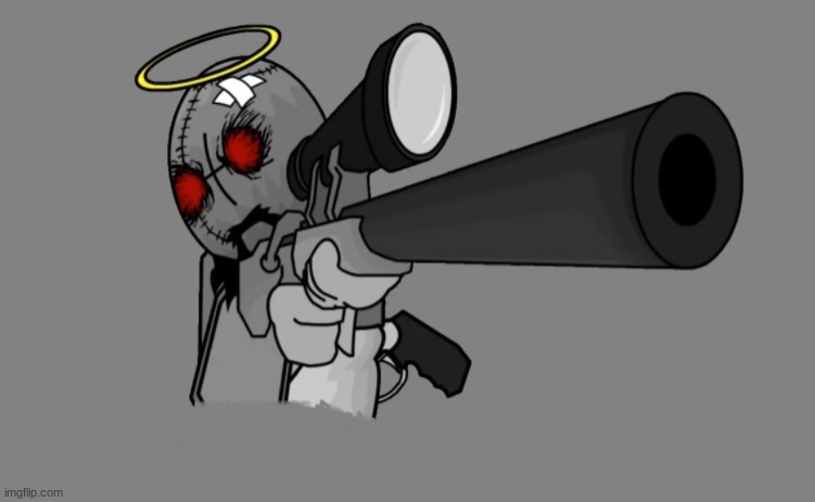 Madness Combat Jebus with a Sniper | image tagged in madness combat jebus with a sniper | made w/ Imgflip meme maker