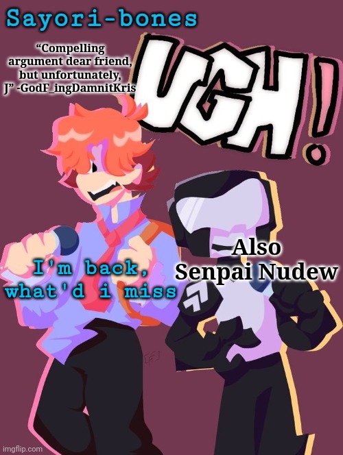 I love this so much asjjffrropwpwoshdnfdkospa-- | Also Senpai Nudew; I'm back, what'd i miss | image tagged in i love this so much asjjffrropwpwoshdnfdkospa-- | made w/ Imgflip meme maker