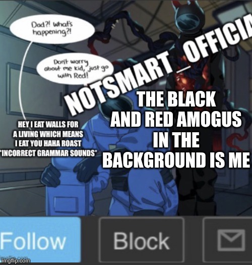What year was this in | THE BLACK AND RED AMOGUS IN THE BACKGROUND IS ME | image tagged in notsmart_official new announcement template | made w/ Imgflip meme maker