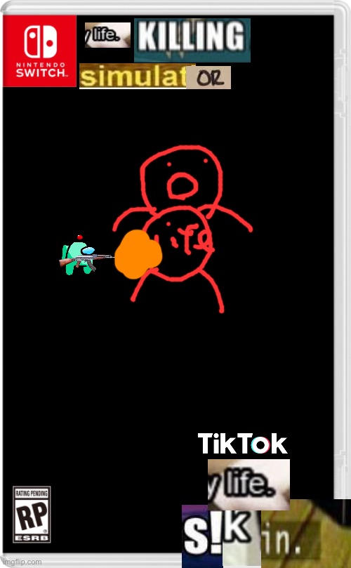 You can have the life enemy to be changed into tik tok! (For anti tiktokkers) | image tagged in nintendo switch cartridge case | made w/ Imgflip meme maker