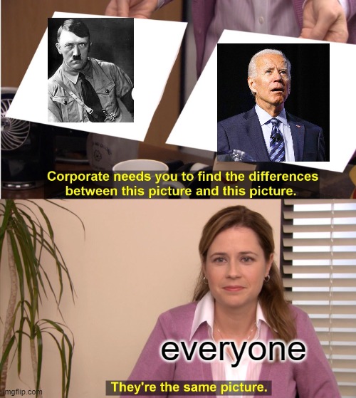 They're The Same Picture Meme | everyone | image tagged in memes,they're the same picture,funny memes | made w/ Imgflip meme maker