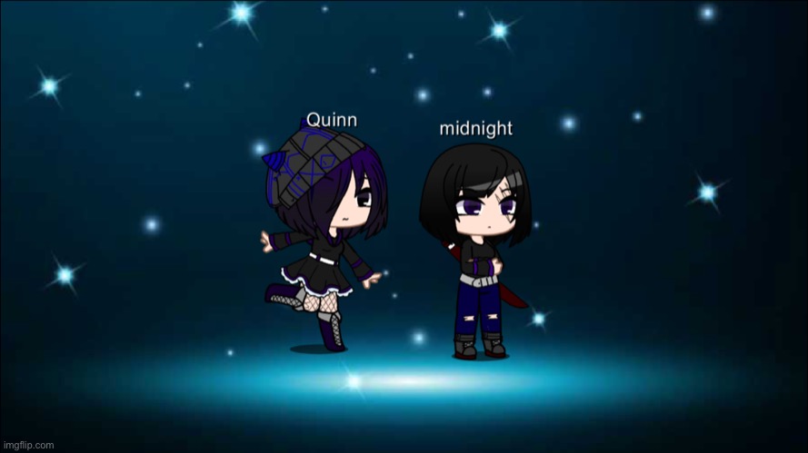 image tagged in quinn and midnight | made w/ Imgflip meme maker
