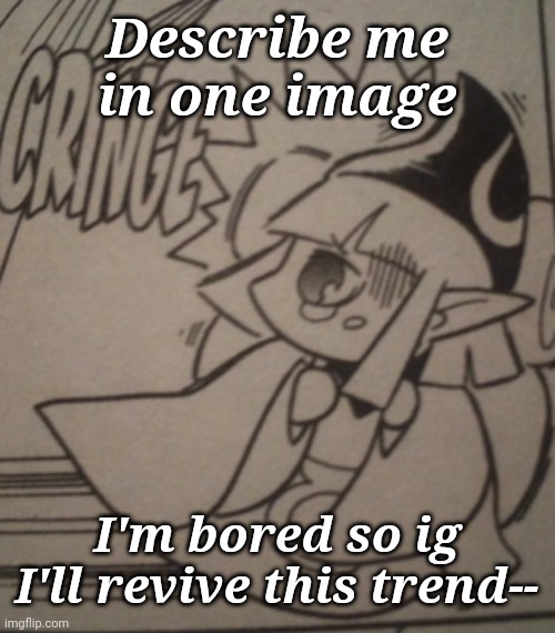Vaati Cringe | Describe me in one image; I'm bored so ig I'll revive this trend-- | image tagged in vaati cringe | made w/ Imgflip meme maker