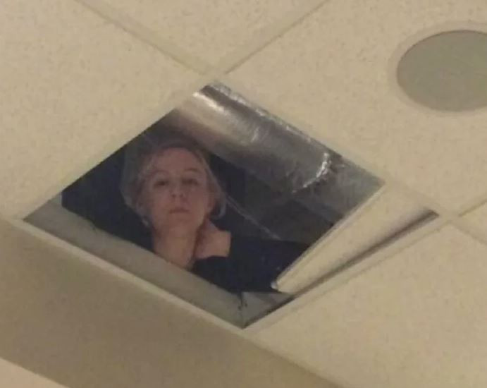 Teacher in ceiling Blank Meme Template