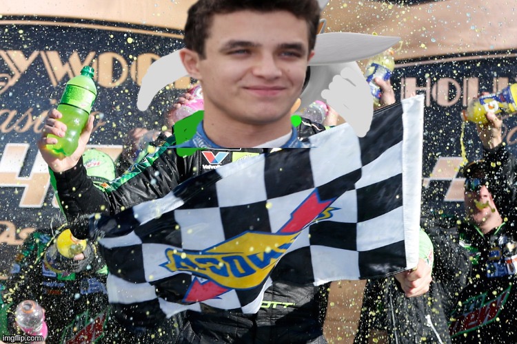 Season Cancelled. Lando Norris! The first official winner of the NASCAR Meme Cup Series! | image tagged in nmcs,nascar,lando norris,memes,2021,38 | made w/ Imgflip meme maker