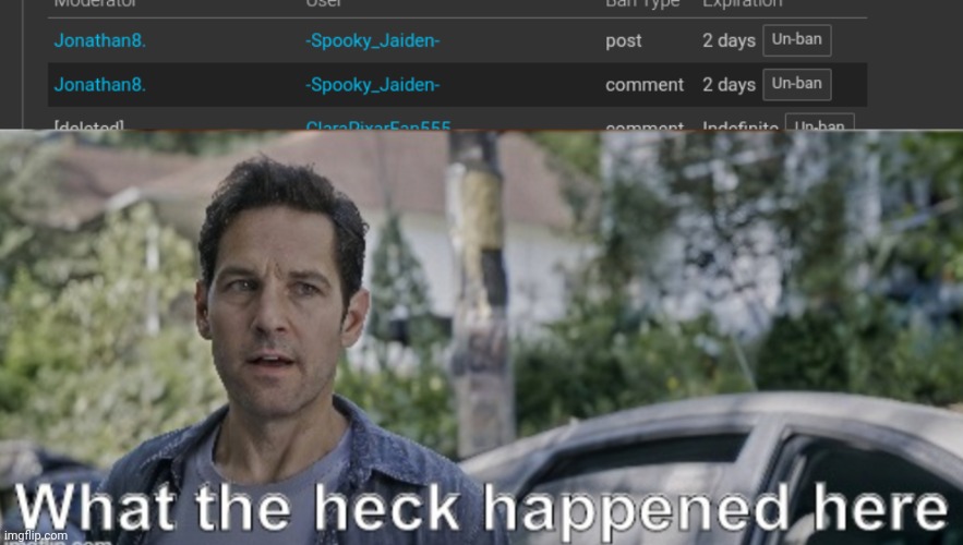 answer me later, gtg to school now | image tagged in antman what the heck happened here | made w/ Imgflip meme maker