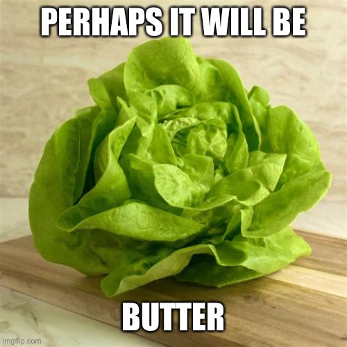 PERHAPS IT WILL BE BUTTER | made w/ Imgflip meme maker