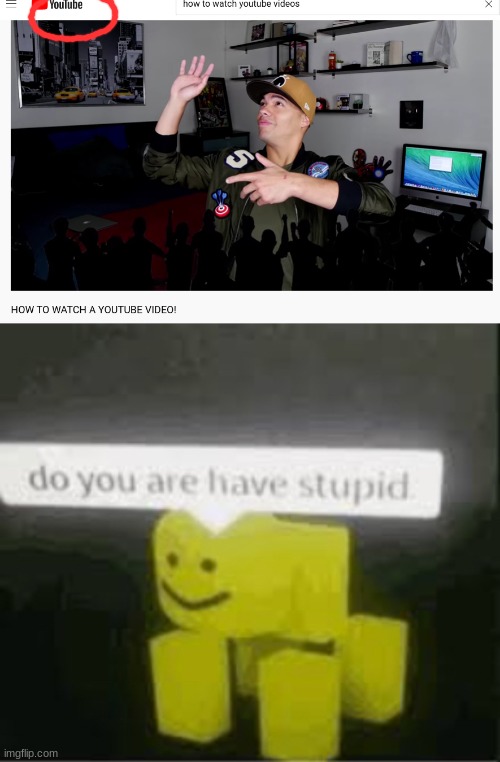 good title | image tagged in do you are have stupid | made w/ Imgflip meme maker