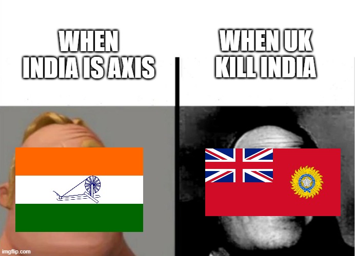 india's copy | WHEN UK KILL INDIA; WHEN INDIA IS AXIS | image tagged in teacher's copy | made w/ Imgflip meme maker