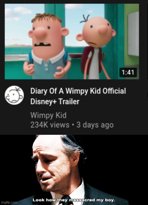 ew | image tagged in look how they massacred my boy,diary of a wimpy kid,oh wow are you actually reading these tags | made w/ Imgflip meme maker