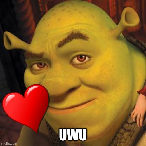 Shrek Sexy Face | UWU | image tagged in shrek sexy face | made w/ Imgflip meme maker