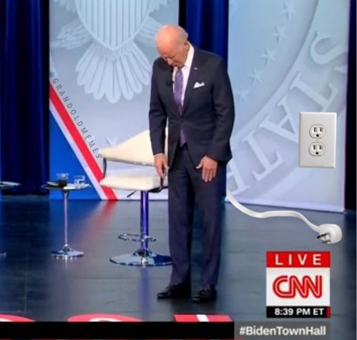 High Quality OUT OF ENERGY BIDEN Blank Meme Template