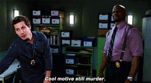 Cool motive still murder Blank Meme Template