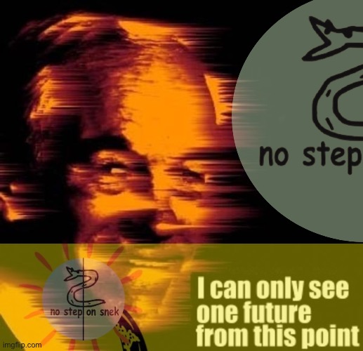 ••• IT’S HAPPENING ••• | image tagged in i can,only see,one future,from this point,libertarian alliance | made w/ Imgflip meme maker