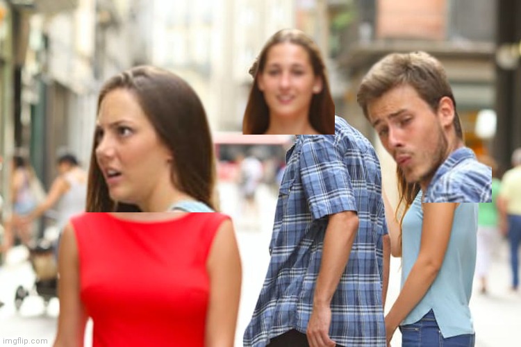 Distracted Boyfriend | image tagged in memes,distracted boyfriend | made w/ Imgflip meme maker