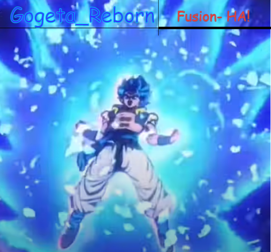 gogeta reborn Blank Meme Template