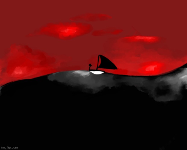 "stranded in a ocean if ink." | made w/ Imgflip meme maker