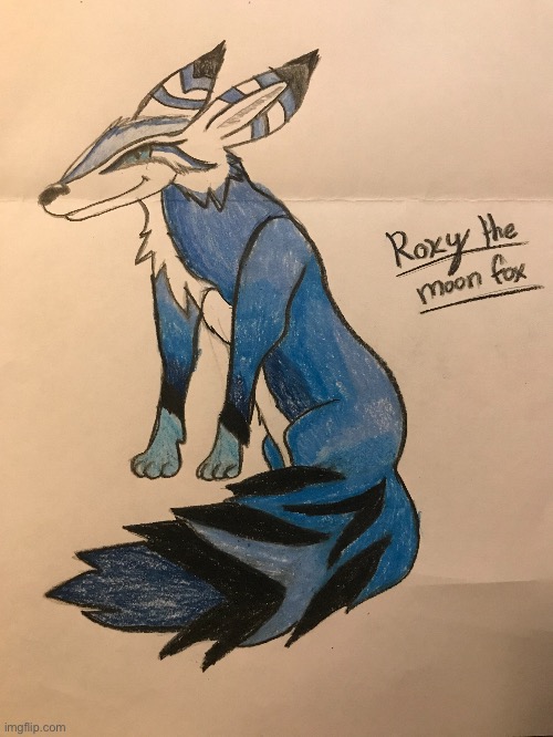 Drew this a while ago | image tagged in fox,art,cool | made w/ Imgflip meme maker