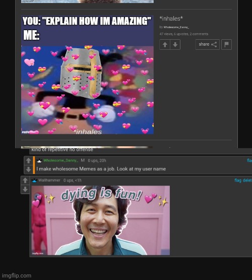wholesome is cringe | made w/ Imgflip meme maker