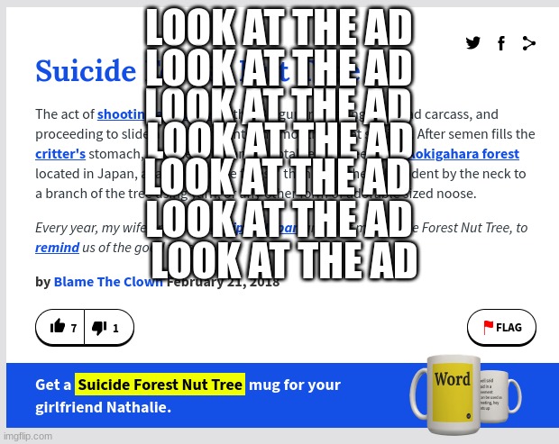 LOOK AT THE AD; LOOK AT THE AD; LOOK AT THE AD; LOOK AT THE AD; LOOK AT THE AD; LOOK AT THE AD; LOOK AT THE AD | made w/ Imgflip meme maker
