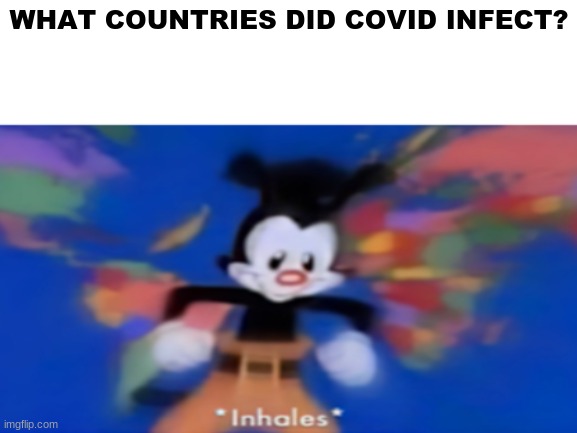 WHAT COUNTRIES DID COVID INFECT? | made w/ Imgflip meme maker