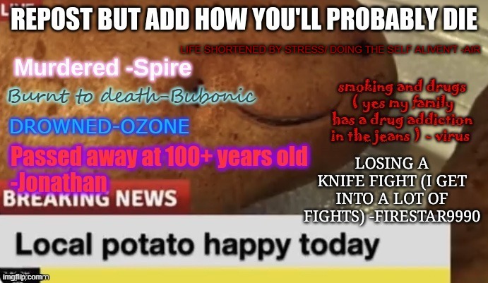 but that will | LIFE SHORTENED BY STRESS/ DOING THE SELF ALIVEN'T -AIR | made w/ Imgflip meme maker