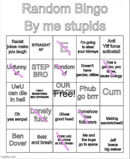 *wheeze* | image tagged in bingo bitches | made w/ Imgflip meme maker