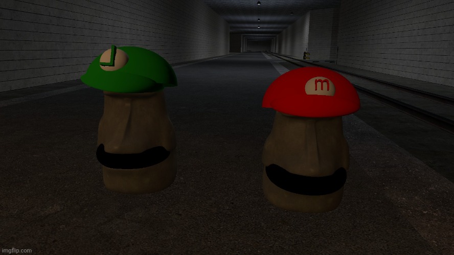 super easter island brothers | made w/ Imgflip meme maker
