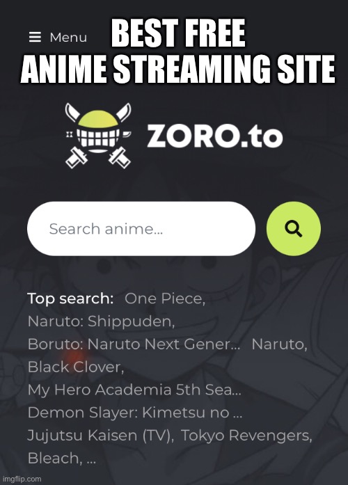 Try It plz It worth it | BEST FREE ANIME STREAMING SITE | image tagged in anime,use it plz | made w/ Imgflip meme maker