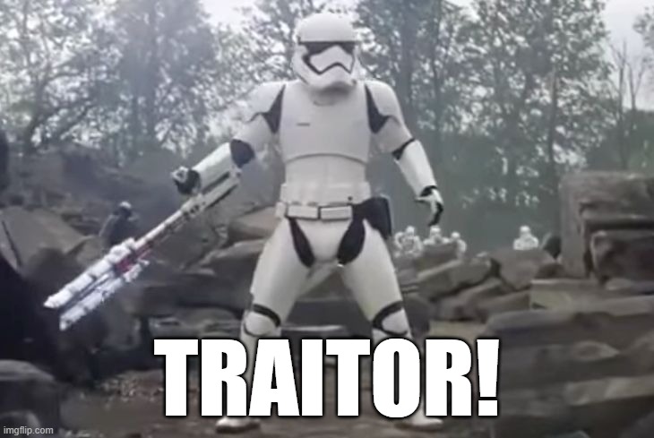 TRAITOR | TRAITOR! | image tagged in traitor | made w/ Imgflip meme maker