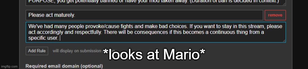 . | *looks at Mario* | made w/ Imgflip meme maker