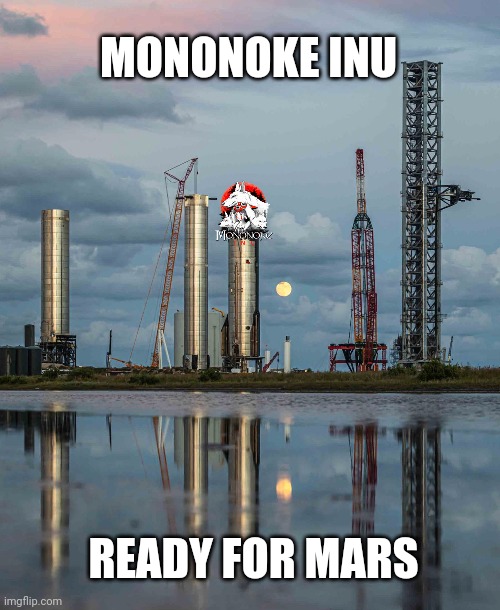 Mononoke Inu launch | MONONOKE INU; READY FOR MARS | image tagged in anime,cryptocurrency,ethereum,saitama,mononoke | made w/ Imgflip meme maker