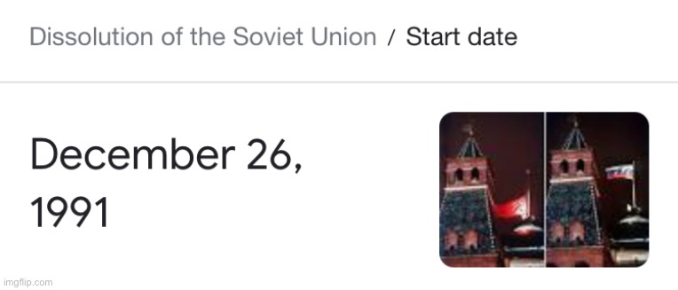 random fact: this year, it will be 30 years since the fall of the ussr | made w/ Imgflip meme maker