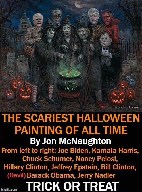 Scary Looking Bitches....Uh, I Mean Witches! | image tagged in politics,democrats,halloween,scary things,trick not treat,monsters | made w/ Imgflip meme maker