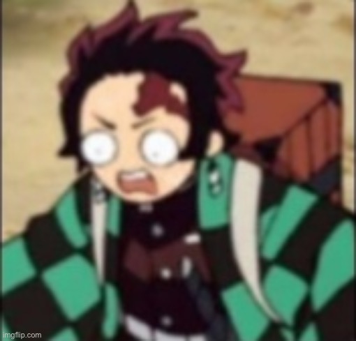Tanjiro | image tagged in confused | made w/ Imgflip meme maker