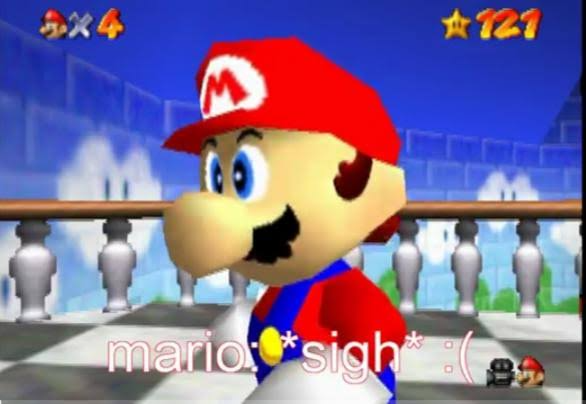 High Quality Mario sigh Blank Meme Template