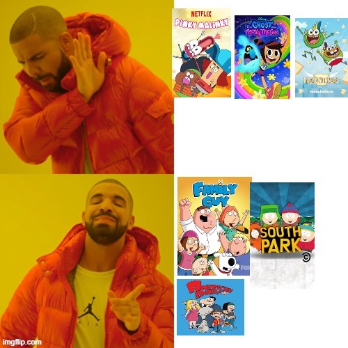 kids after they turn 11 | image tagged in drake hotline bling,south park | made w/ Imgflip meme maker
