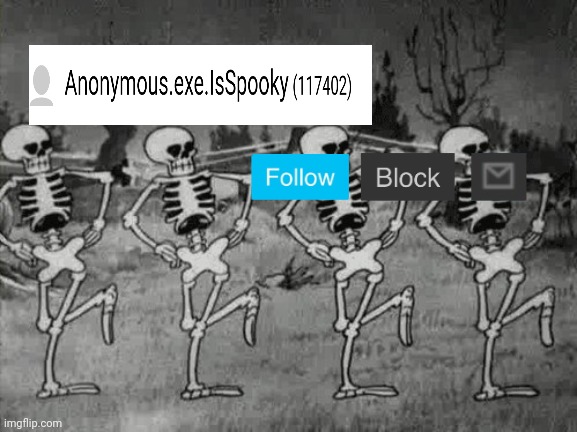 Anonymous.exe spooky Blank Meme Template
